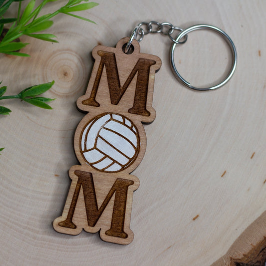 Volleyball Mom Keychain