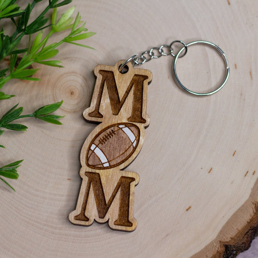 Football Mom Keychain