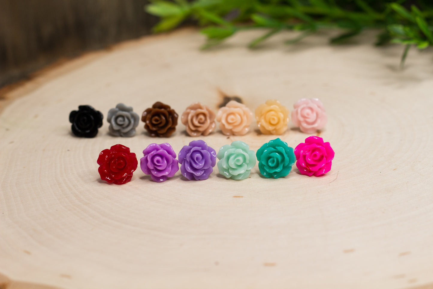 Mini Rose Studs