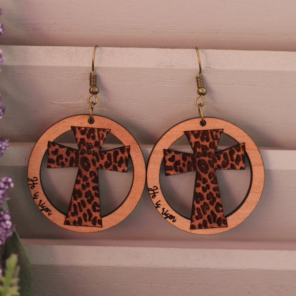 He is Risen Earrings
