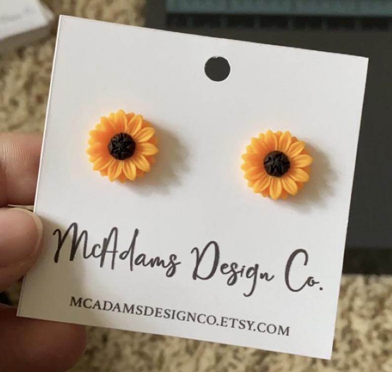 Sunflower Stud Earrings