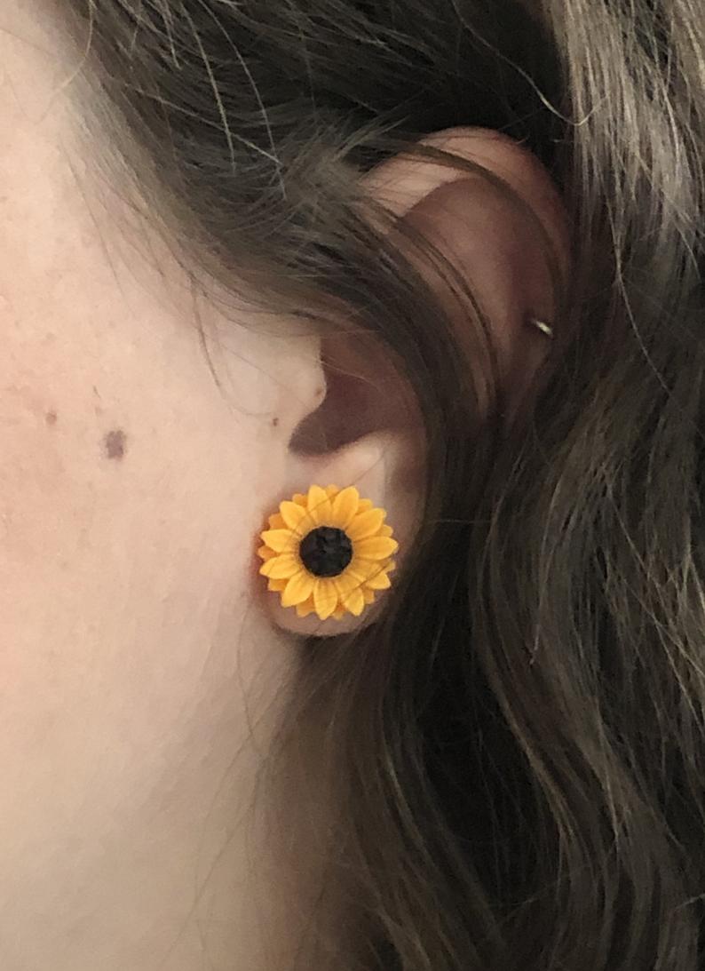 Sunflower Stud Earrings
