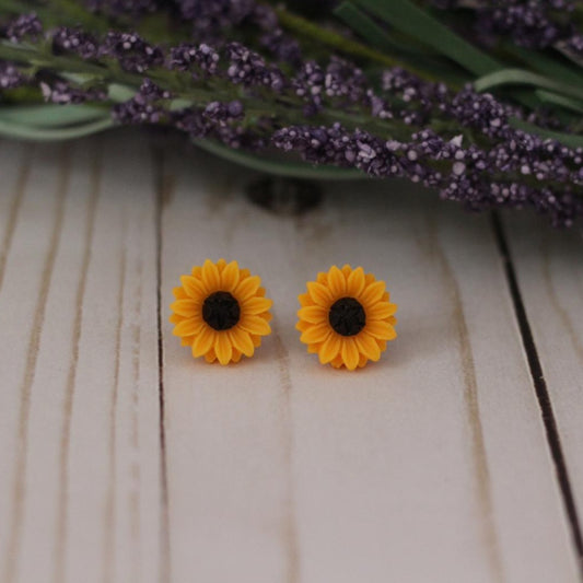 Sunflower Stud Earrings