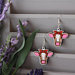 Cow in Bandana Earrings