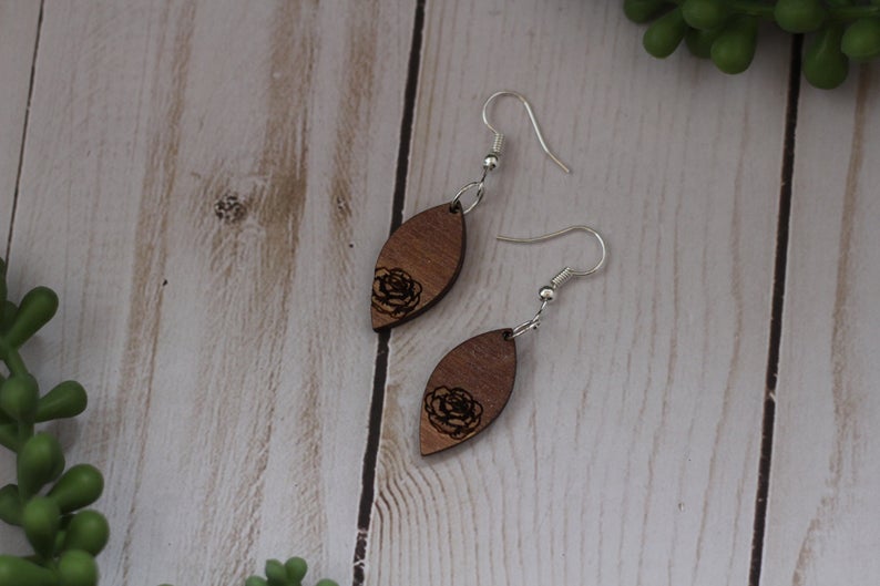 Mini Rose Earrings