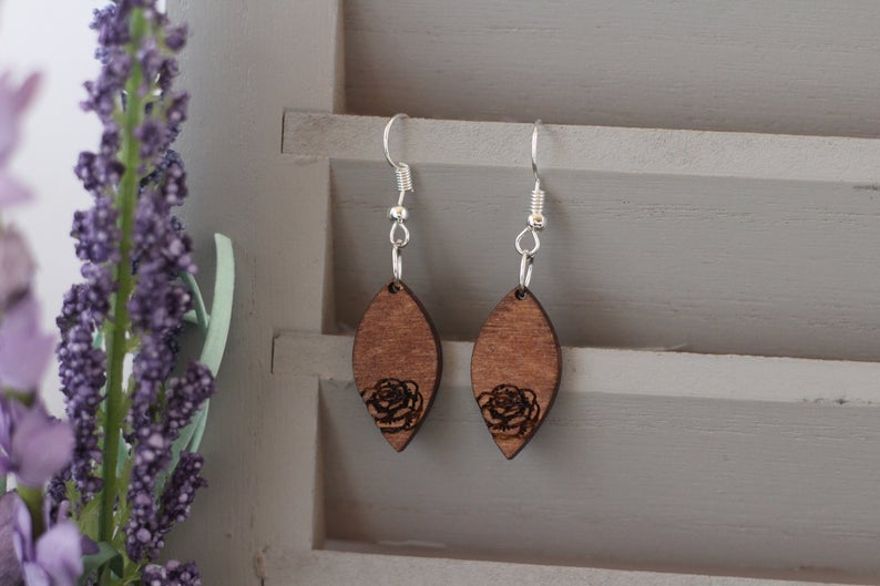 Mini Rose Earrings