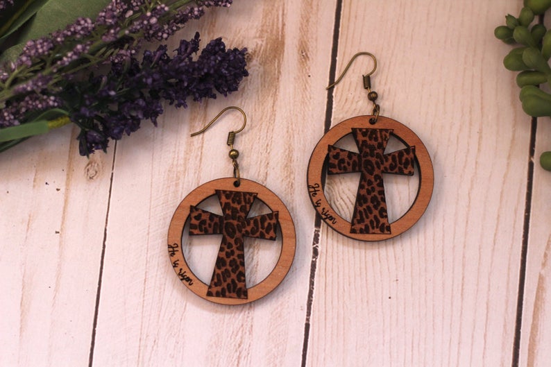 He is Risen Earrings