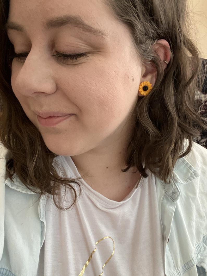 Sunflower Stud Earrings