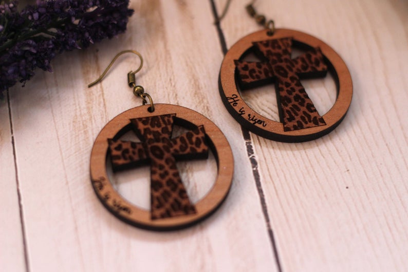 He is Risen Earrings