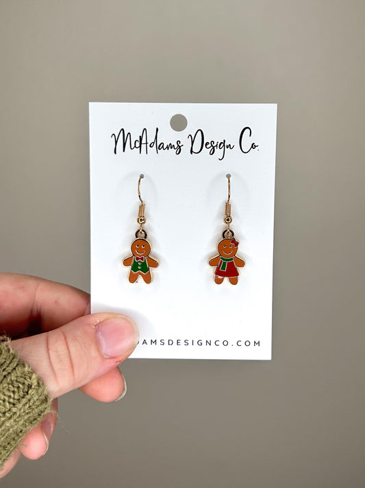 Gingerbread Kids Earrings
