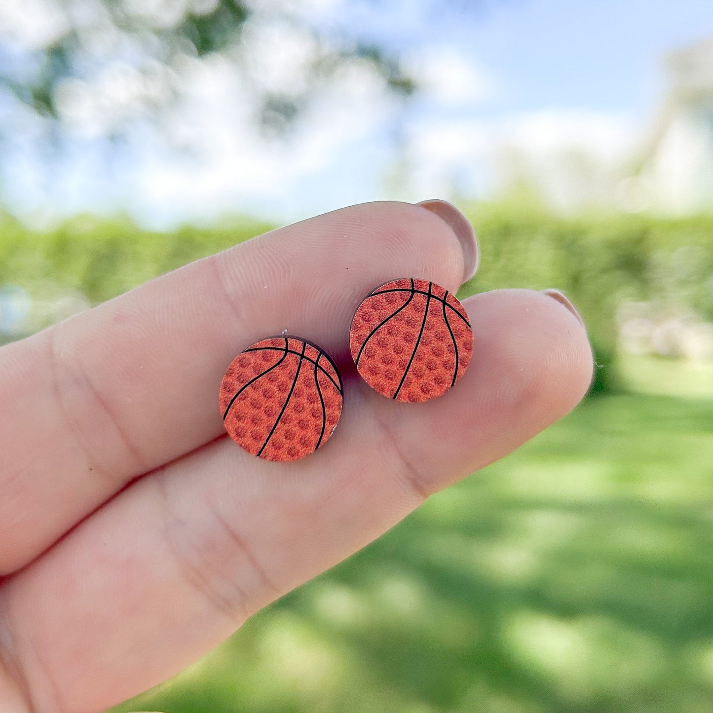 Acrylic Basketball Studs