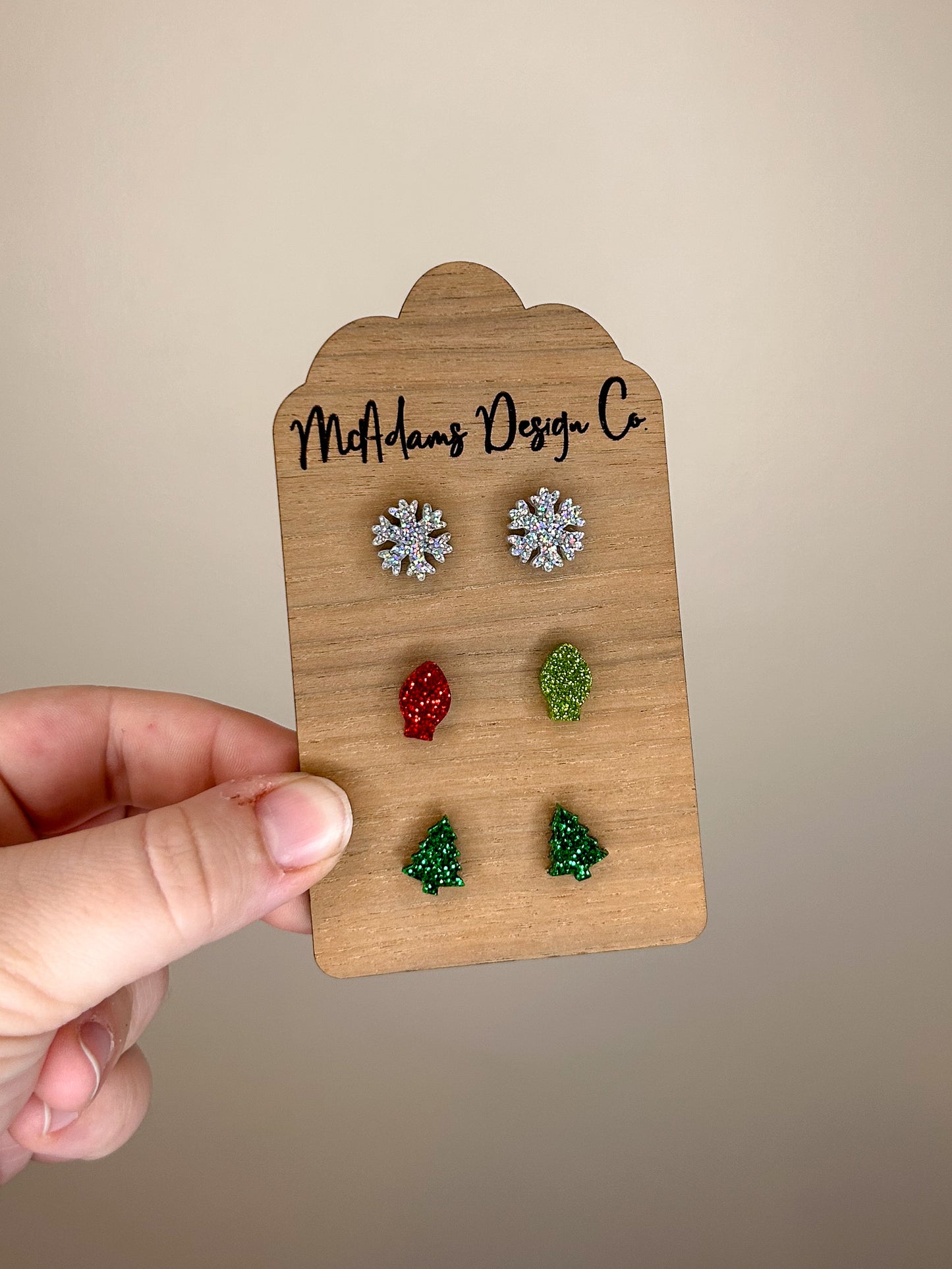 Sparkling Christmas Stud Set