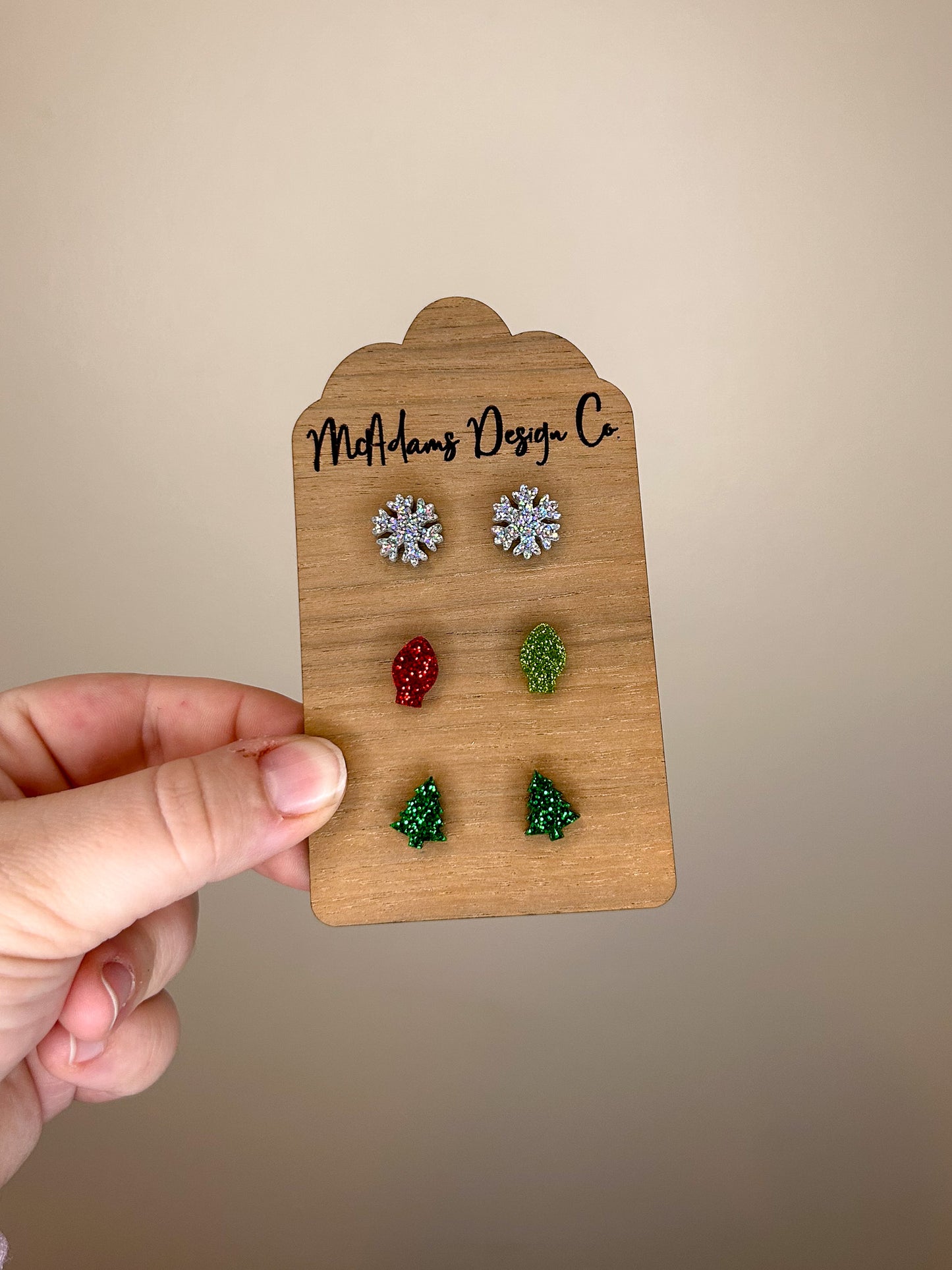 Sparkling Christmas Stud Set