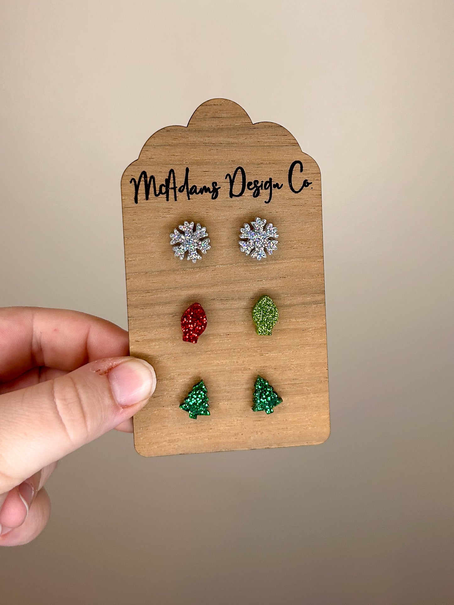 Sparkling Christmas Stud Set