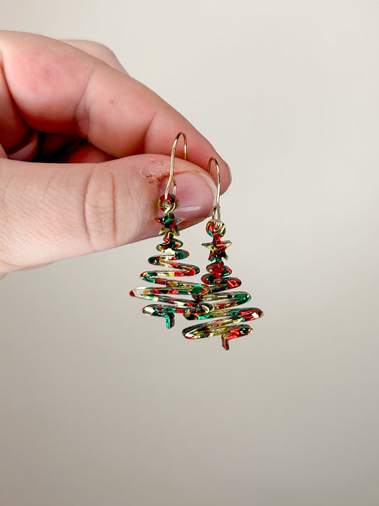 Ribbon Tree Acrylic Earring