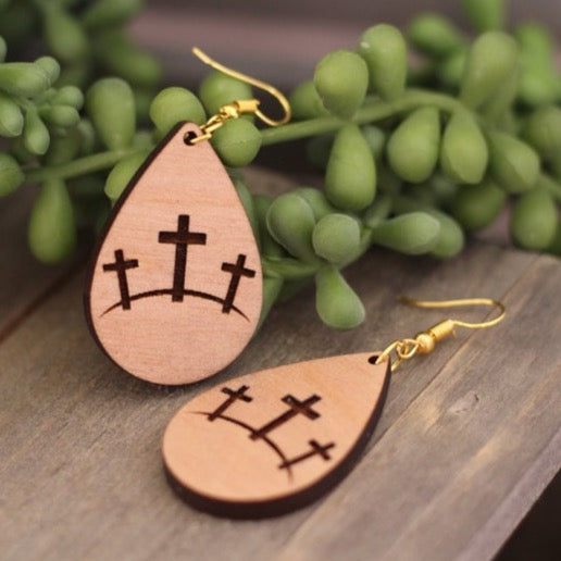 Crosses on Calvary Earrings