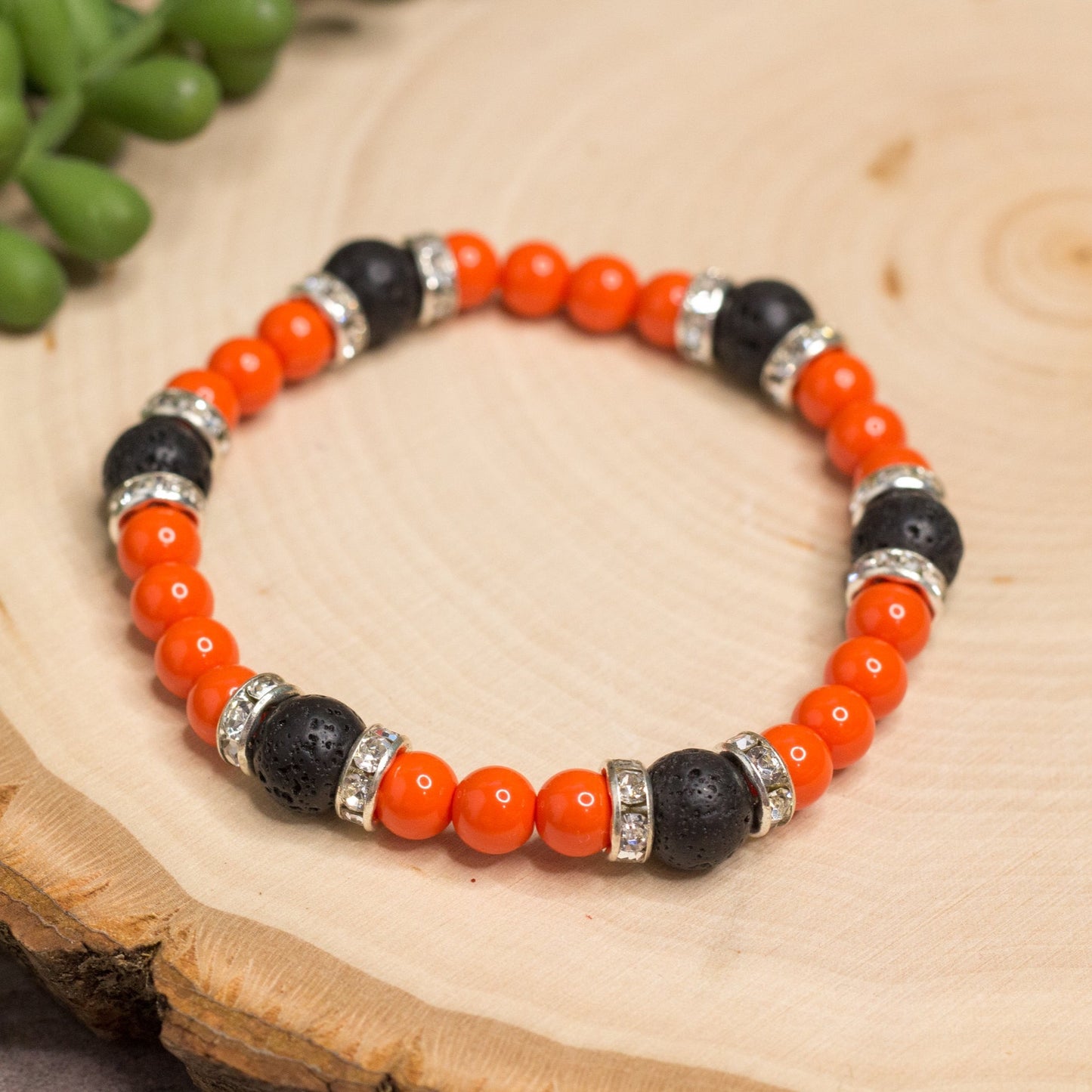 Black & Orange Bracelet
