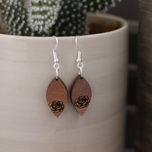 Mini Rose Earrings
