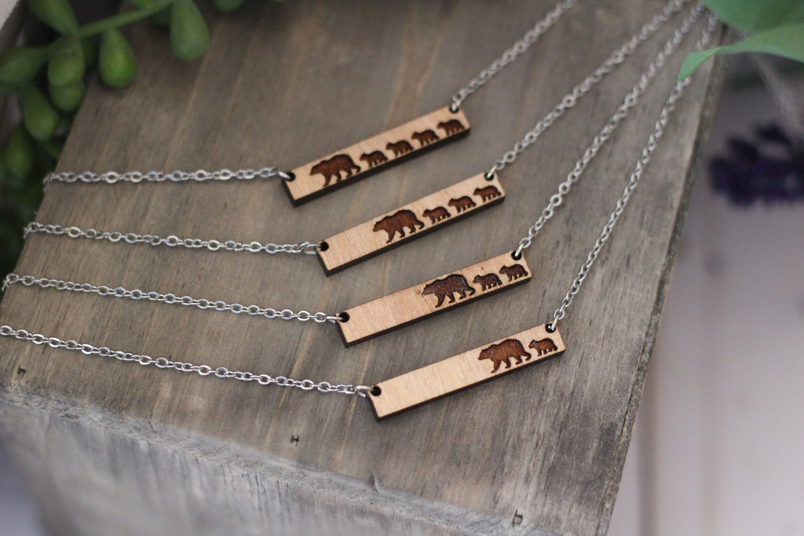 Mama Necklace - Bar | Linjer Jewelry